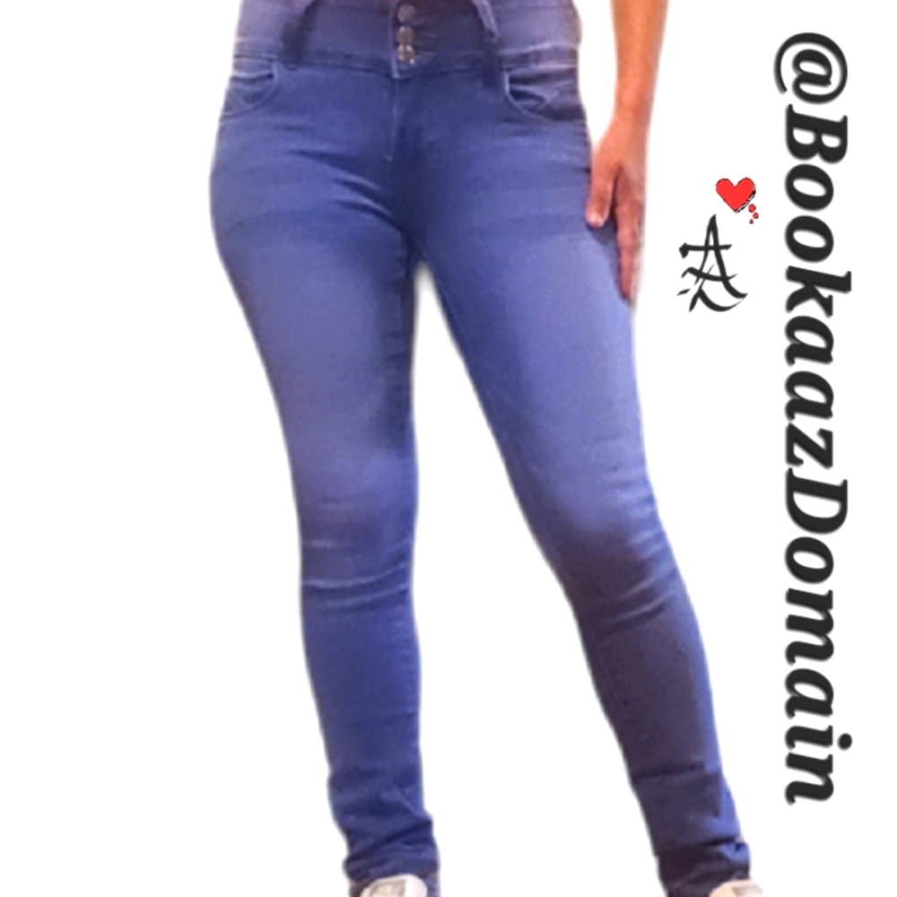 NEW! High-Waisted Skinny Jeans by BamBoo